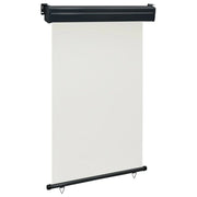Tenda da sole laterale retrattile/schermo privacy per patio giardino terrazza balcone 120 x 250 cm crema 02_0007008