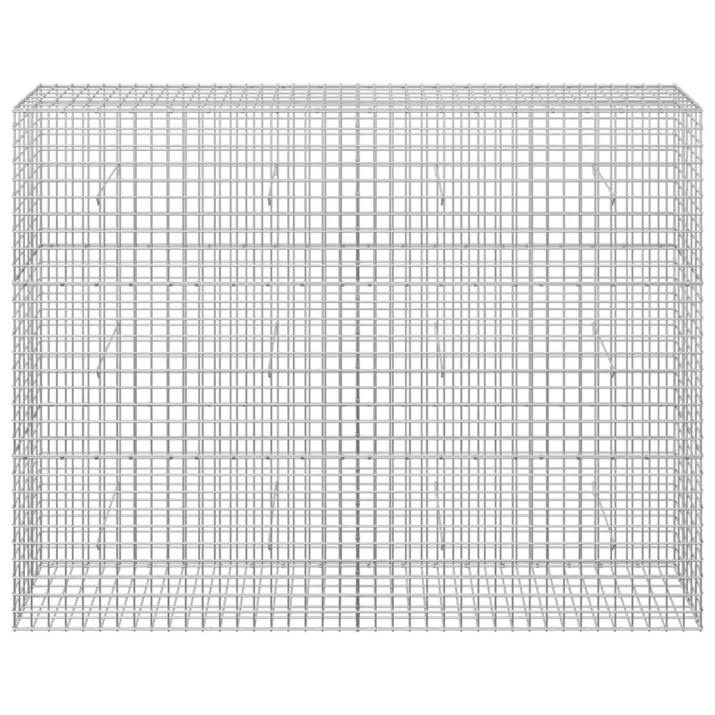Gabione con filo da 5 mm e rete da 5x5 cm 200x30x150 cm 3464182