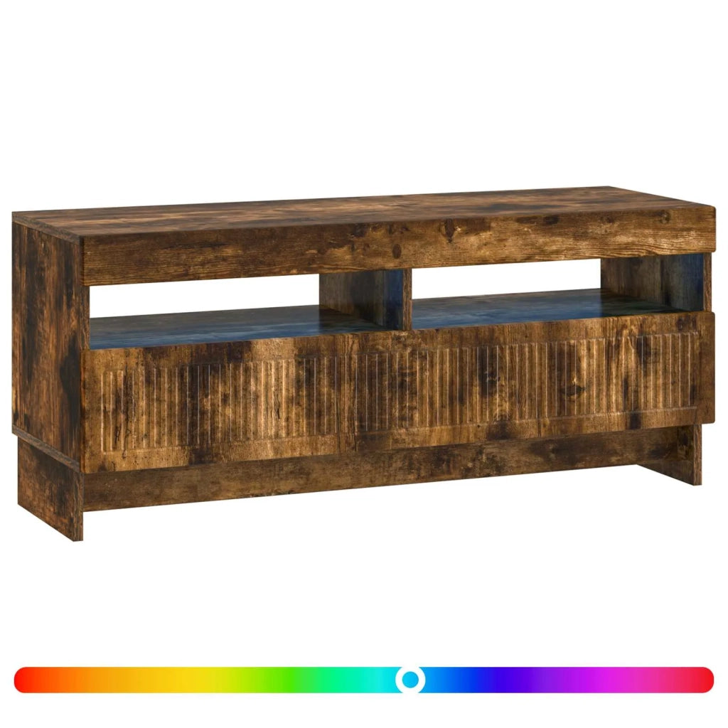 Mobile TV LED Rovere Fumo Legno ingegnerizzato 896110