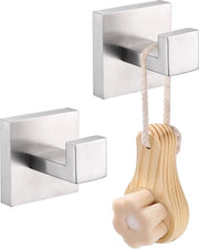 Set di 2 accessori da bagno hardware per appendere asciugamani appoggio pesante per vestiti appendi asciugamani da parete stile moderno hotel appendi asciugamani da parete finito a bulino nichelato