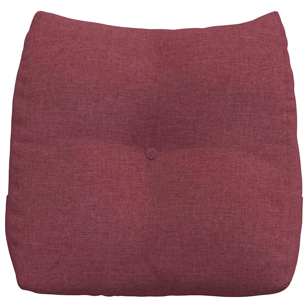 Cuscino per Schiena Rosso Vino 45 x 24 x 50 cm Tessuto