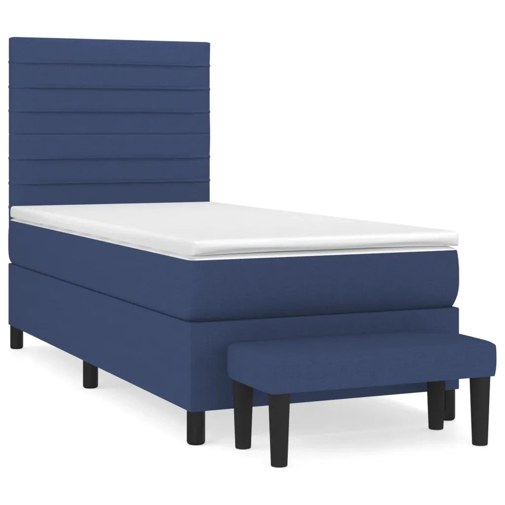 Giroletto a Molle con Materasso Blu 90x200 cm inTessuto 3136651