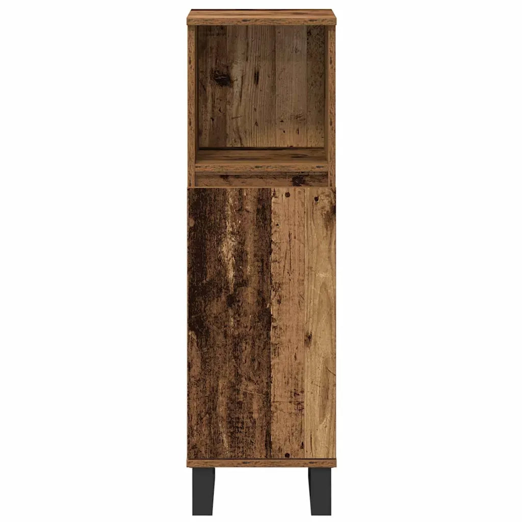 Set di mobili per il bagno 3 pcs Marrone Legno multistrato