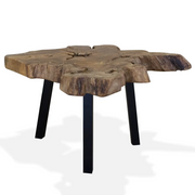 Tavolino da salotto | Tavolino da caff¨¨ | Tavolino da Soggiorno in Legno di Teak Autentico 80x70x38 cm