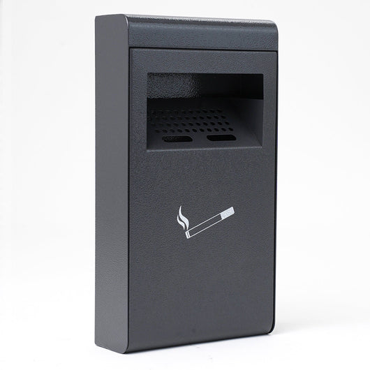 Posacenere da Parete 20x36x7 cm in Metallo Antracite