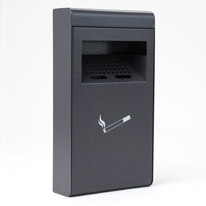 Posacenere da Parete 20x36x7 cm in Metallo Antracite