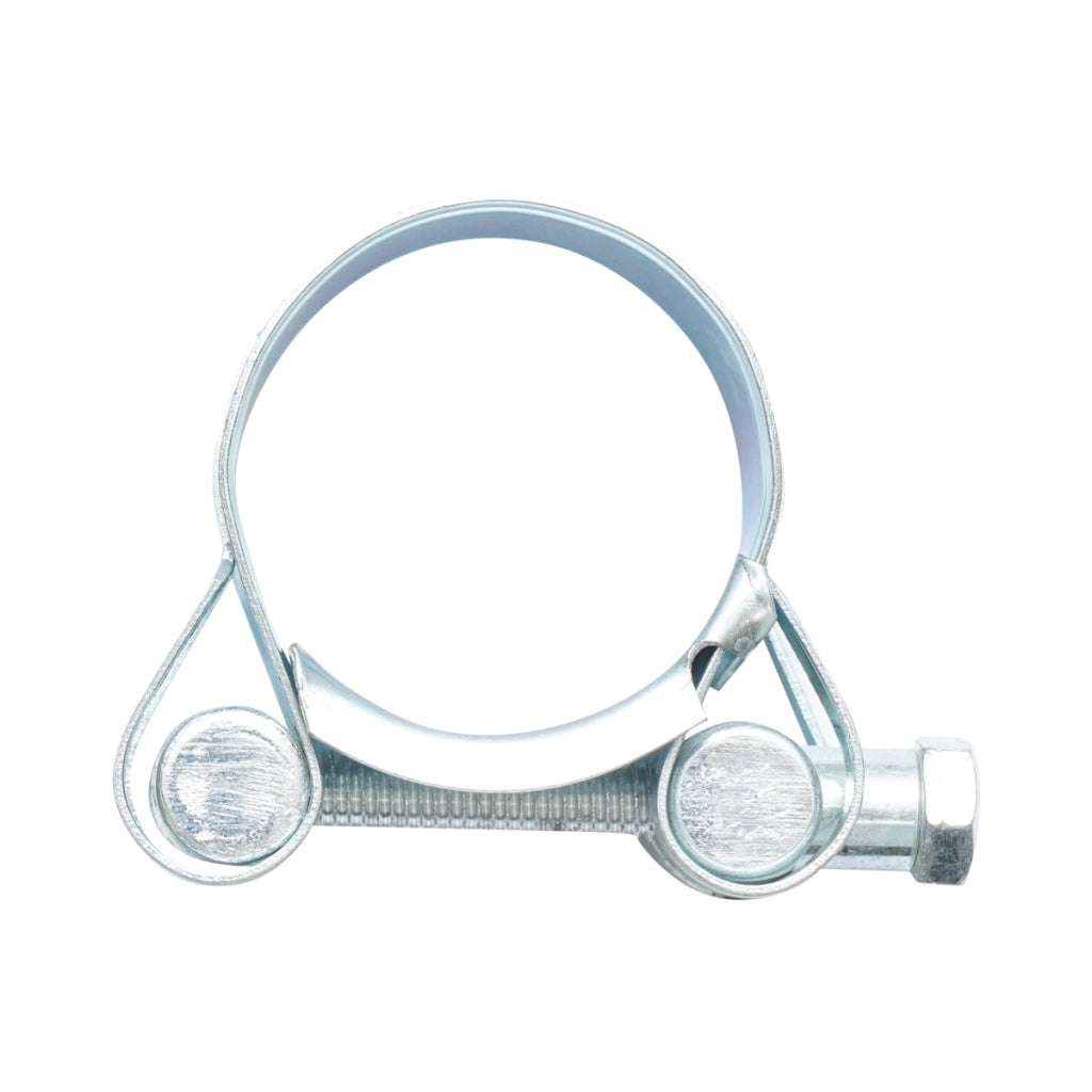 Morsetto di forza, morsetto in metallo zincato con vite W1 per tubi da 44-47 mm Breckner Germany