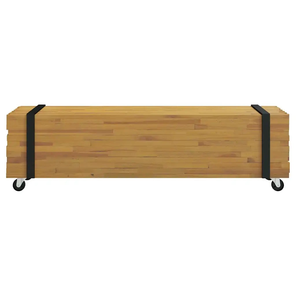 Supporto TV-Credenza per TV-Mobile TV Marrone 110 x 30 x 30 cm Legno di teak solido