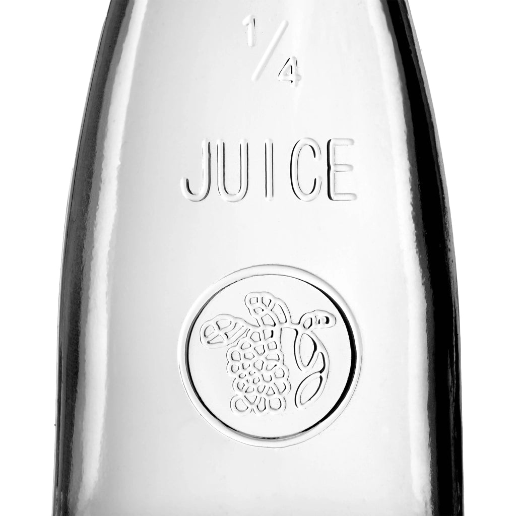 Set di 2 caraffe in vetro KADAX da 250 ml per acqua, acqua e limonata.