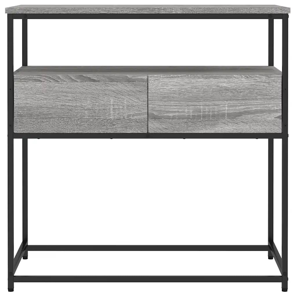 Tavolino Consolle | Tavolo d'Ingresso Grigio Sonoma 75x40x75 cm Legno Multistrato