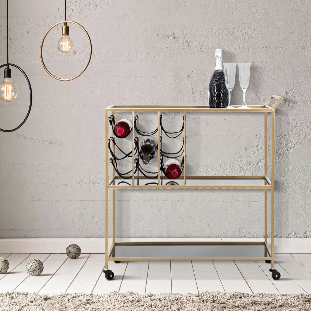 Druski, Carrello 3 Ripiani, 79x40x82h cm Nero