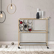 Druski, Carrello 3 Ripiani, 79x40x82h cm Nero
