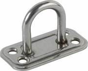 PIASTRA 865/IN CAVALLOTTO FISSO INOX BASE 30X60 MM- ALDEGHI LUIGI SPA- 5,0 pz