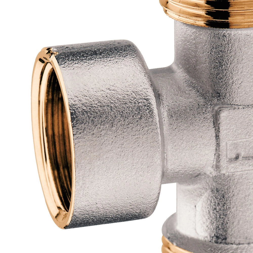 Raccordo a TEE a compressione per tubo rame MFM 1/2"