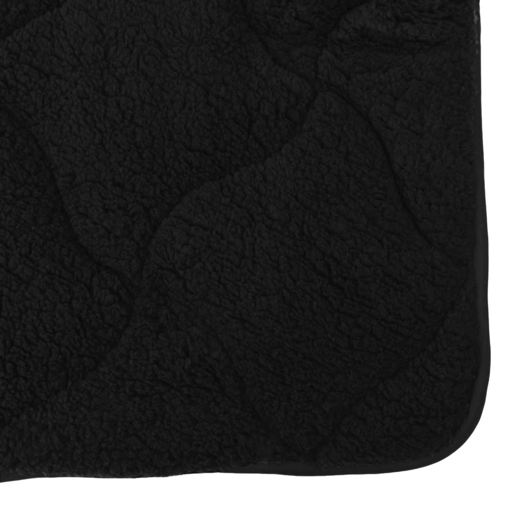 Piumone | Duvet Estivo Nero 240 x 260 cm Microfibra e Fleece Teddy