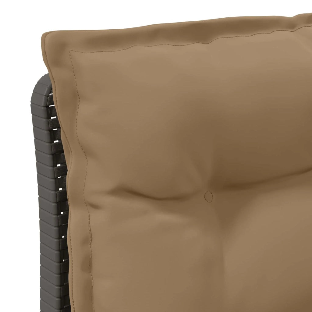 Divano da Giardino a 1 Posto con Cuscini Aspetto Rattan PP 8011810
