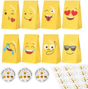 Confezioni regalo 48 pezzi - Sacchetti di carta - Sacchetti di regalo - Verjaardagsacchetti - Sacchetti di compleanno - Sacchetti di regalo per matrimoni - Confezioni regalo con adesivi