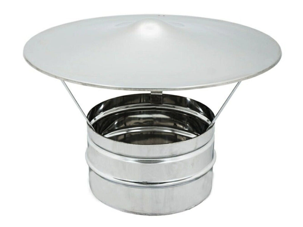 Comignolo Fumi Orizz.Gas D.100 Inox - Zinco Calabria