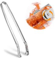 Tang rotante per salsicce - Accessorio grill innovativo - 1 pezzo - Acciaio inossidabile