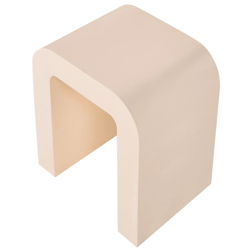 Tavolino dal design scandinavo moderno in MDF beige chiaro design moderno da soggiorno