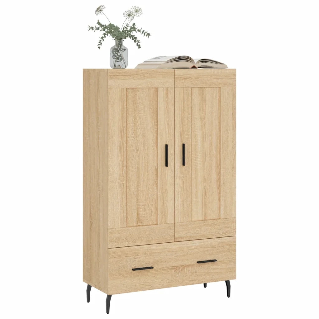 Credenza-Buffet-Armadio da cucina Rovere Sonoma 69,5x31x115 cm in Legno Multistrato 171720