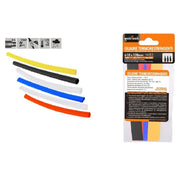 Trade Shop - Set 10pz Guaine Termorestringenti Termoretrattili Colorate 10x120 Mm Cavi 57095 -