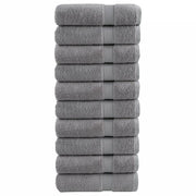 Asciugamani da Doccia SOLUND 10 pz Grigi 70x140 cm 600gsm