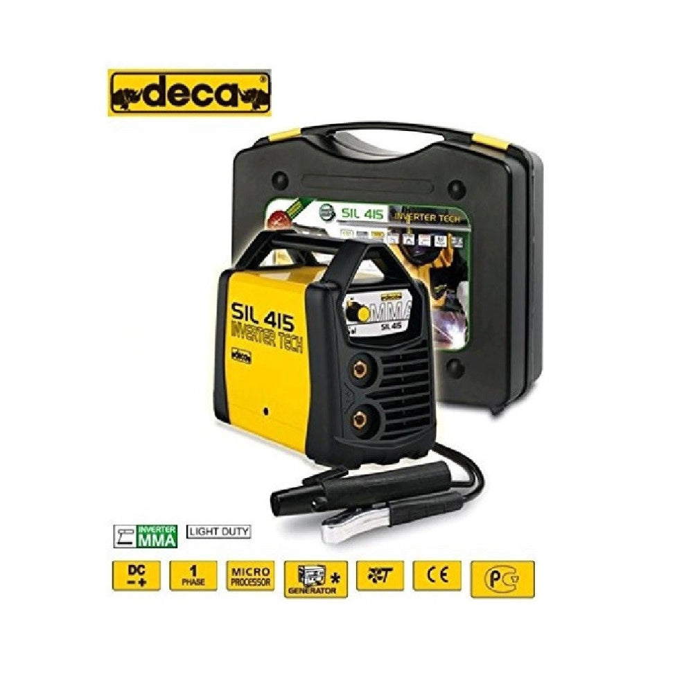 Trade Shop - Saldatrice Inverter Deca Sil 415 - 150 Amp - Elettrodo E Tig - Con Valigetta -