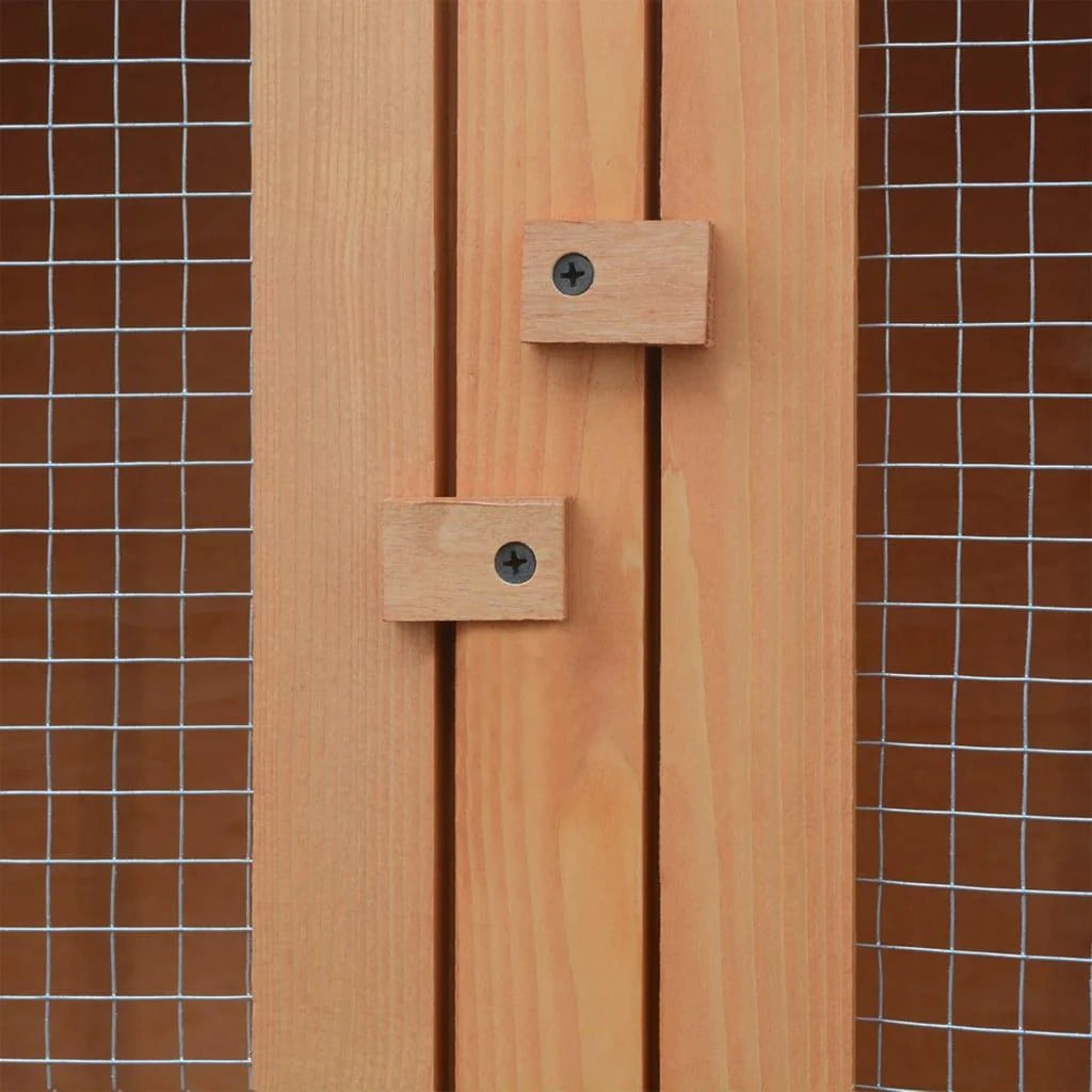 Gabbia per animali domestici a 6 scomparti 55,6 x 32 x 24,9 cm legno 02_0000575