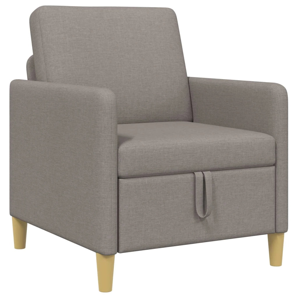Divano con Storage Tortora 72 x 78 x 87 cm Poliestere 42036869