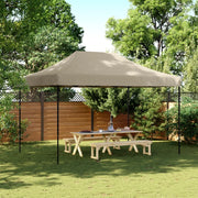 Tenda da Festa Pieghevole Pop-Up Tortora 410x279x315 cm 4005010