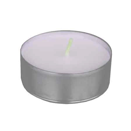 KIT MINI CANDELE BIANCHE 'LIGHT' Ø cm 3,6x1,55h - confezione 25 pezzi
