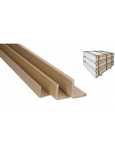 Profilo angolare paraspigoli in cartone 120 cm Imballaggi per Spedizione e Trasloco Angoli 35 x 35 mm