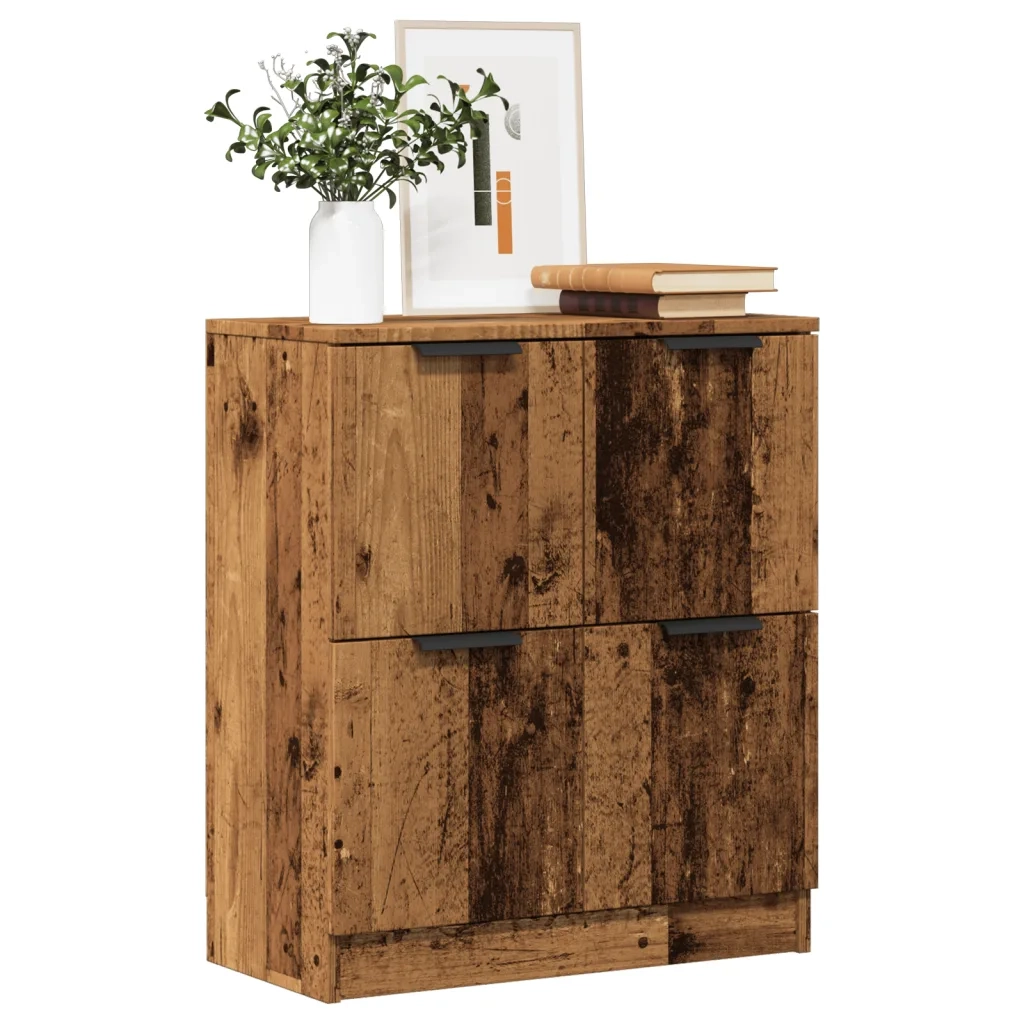 Credenza Legno Antico 60x30x70 cm in Truciolato 856840