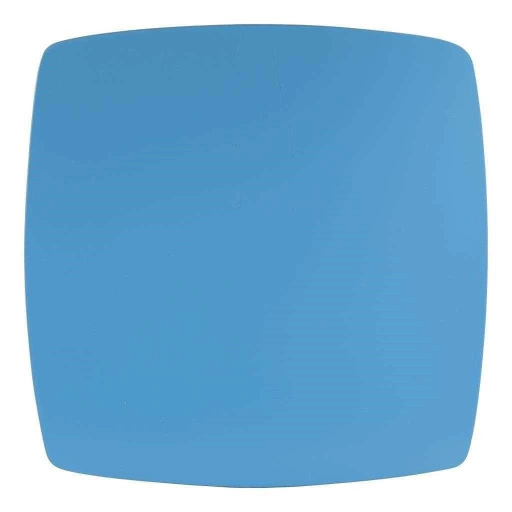 Set tavolo e 2 sgabelli in legno bianchi/blu 96x48x42 h cm