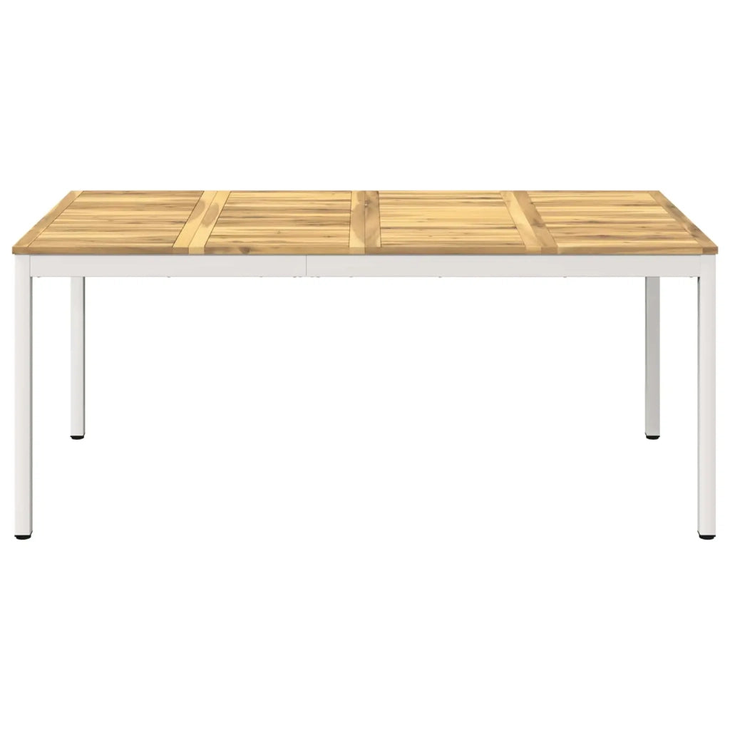 Tavolo da cena da giardino Bianco 180 x 88,5 x 75 cm 901769