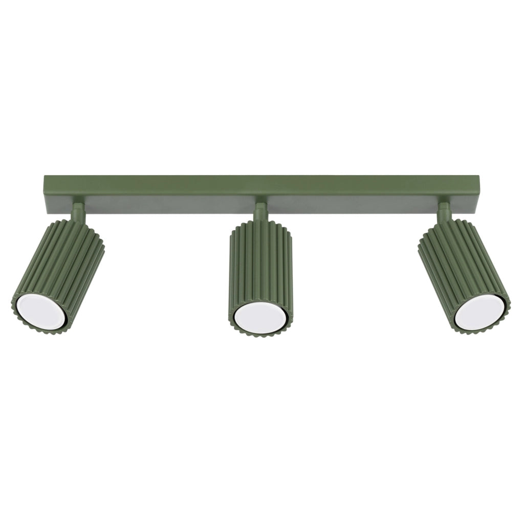 Plafoniera GRAVIO Pure Lume verde oliva 45cm 3xGU10