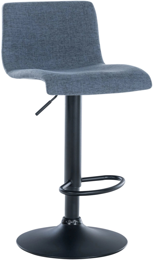 Sgabello Branford blu,Tessuto