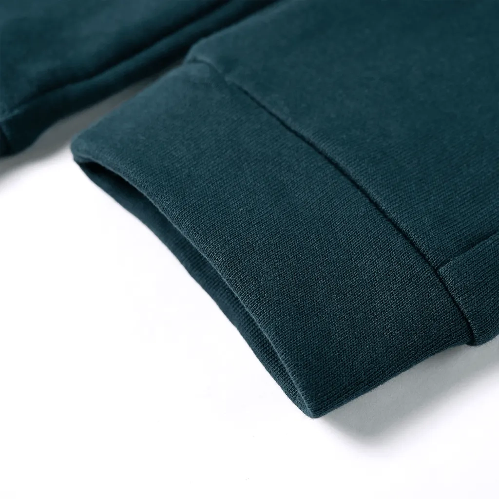 Pantaloni Tuta per Bambini con Coulisse Verde Muschio 140