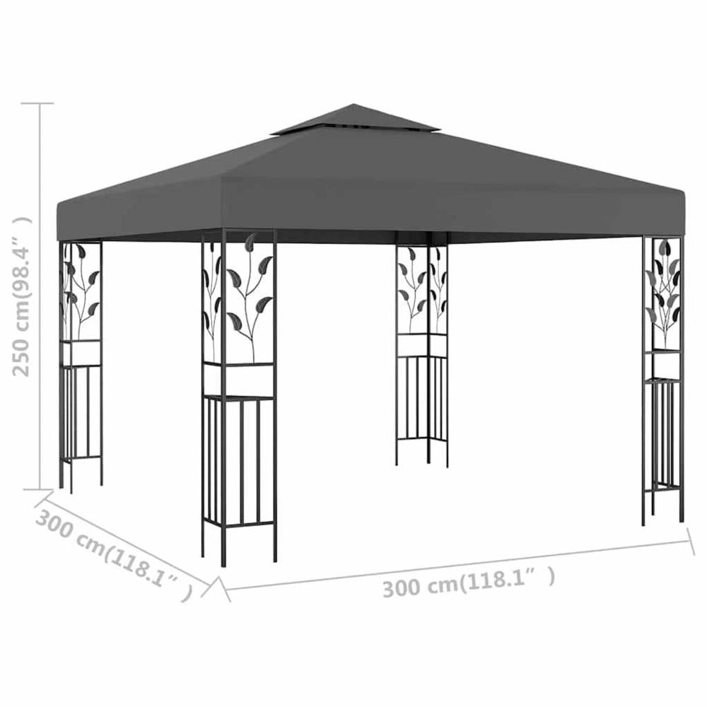 Pavilion 3x3 M Anthracite
