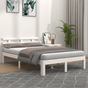 Giroletto-Struttura Letto Bianco in Legno Massello 120x200 cm 105818