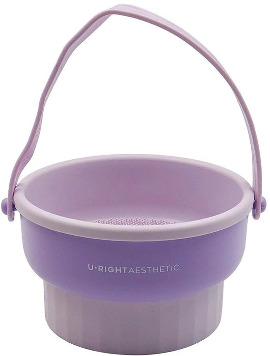 Pulitore per spazzole da trucco 3 in 1 - Panno di pulizia portatile - Silicona - Dimensioni compatte 3,13 x 8 x 13,5 cm - Effettivo e duraturo - Funzione di ripristino - Spazzola da trucco