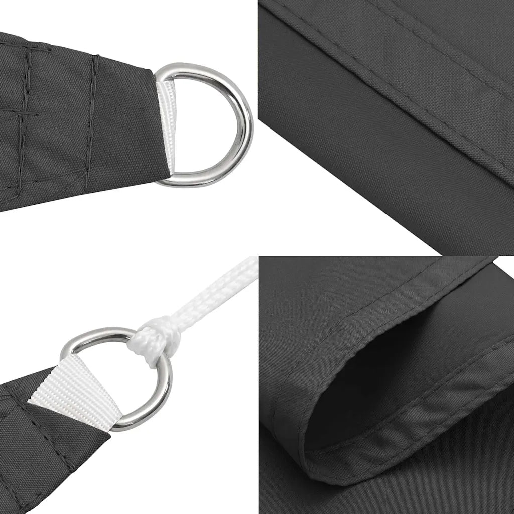 Vela Ombreggiante-Parasole a vela Oxford Rettangolare 2x5 m Antracite