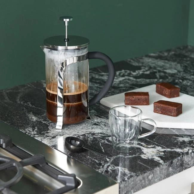 Leopold Vienna LV01533 caffettiera manuale ?affettiera a stantuffo 1 L Nero, Acciaio inossidabile, Trasparente