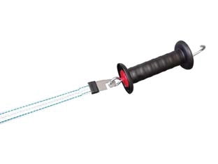 MANIGLIA FETTUCCIA AKO PER ELETTRORECINZIONE LITZCLIP- - nastri conduttori da mm.40 - 5 pezzi KERBL