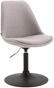 Sedia da pranzo MAVERICK in tessuto grigio,nero