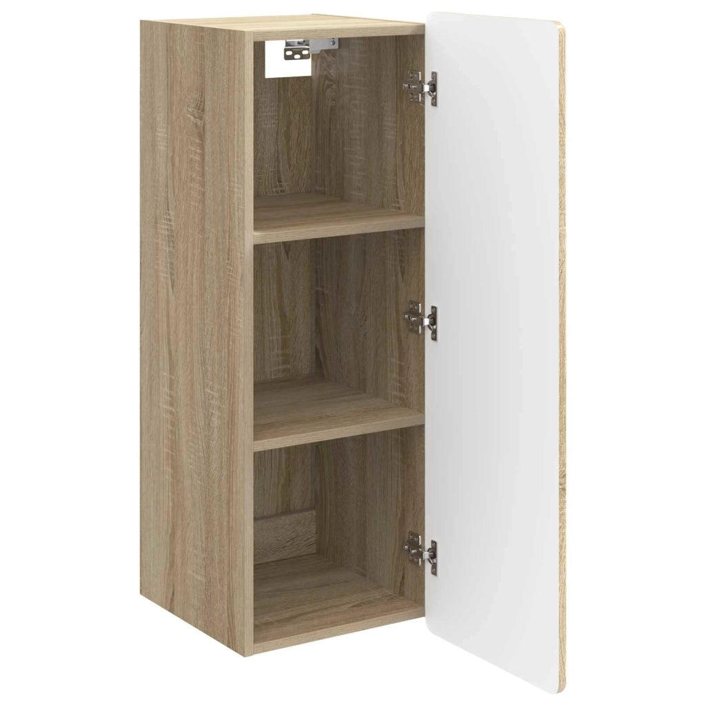 Mobiletto a muro Rovere Sonoma 33 x 34,5 x 94 cm 898247