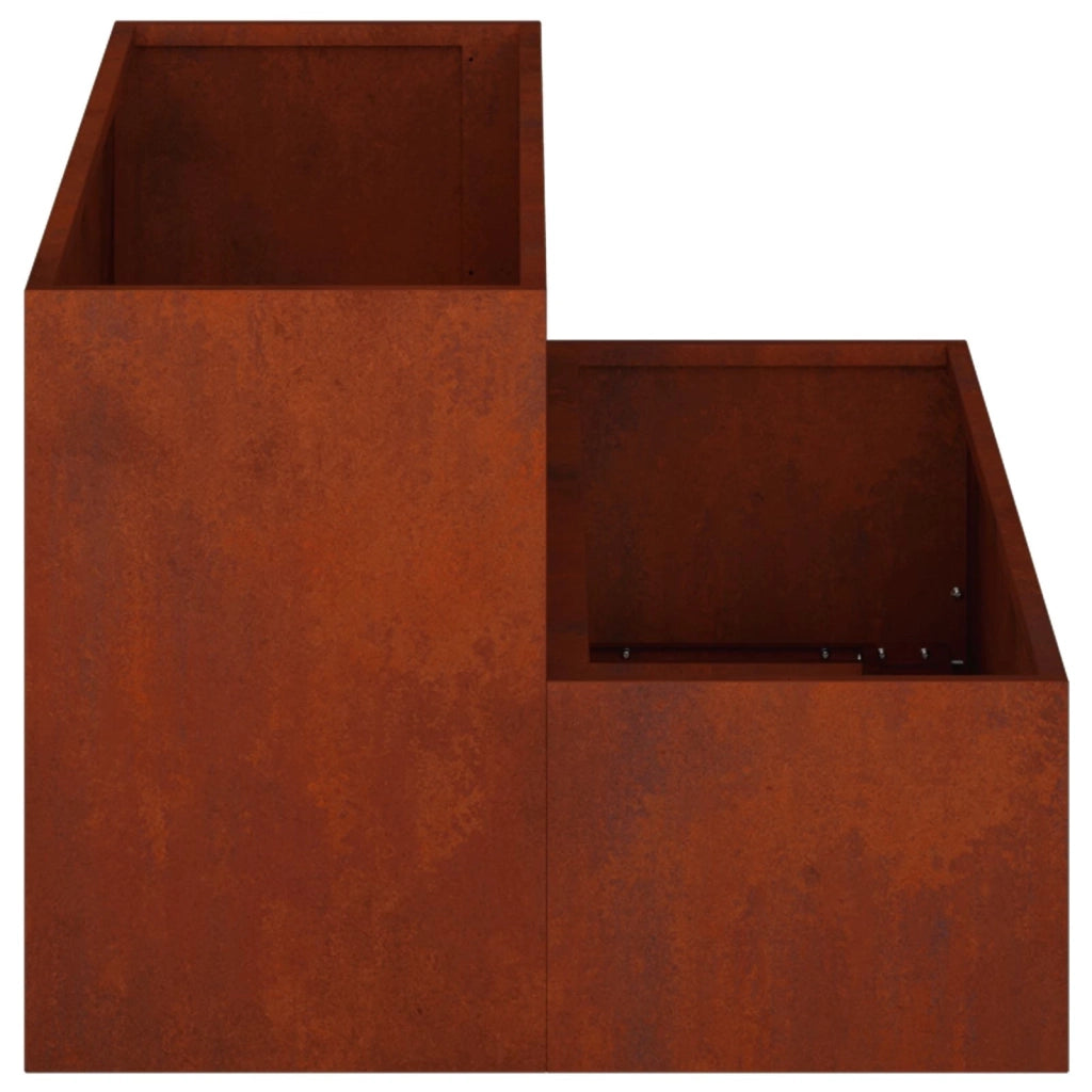 Vaso da giardino Ruggine 100 x 60 x 45 cm 865875