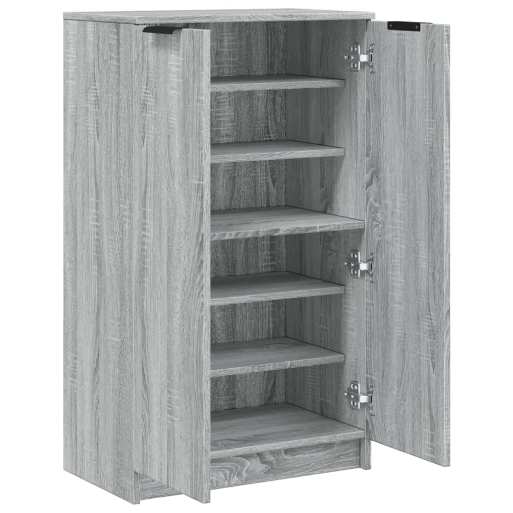 Scarpiera Sonoma 59 x 35 x 100 cm in legno ingegnerizzato grigio 02_0043426