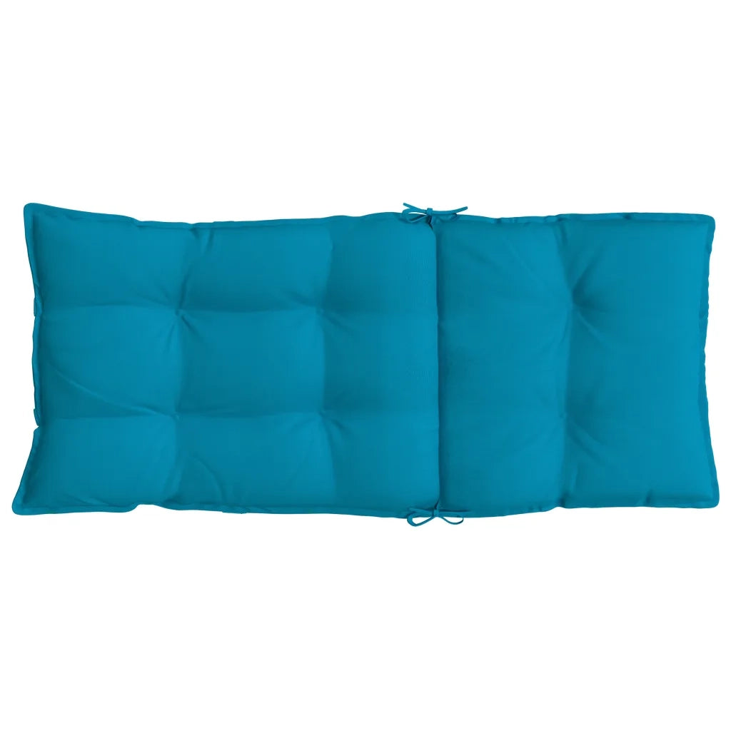 Cuscini Sedia con Schienale Alto 2 pz | Cuscini per sedie Blu Chiaro Tessuto Oxford